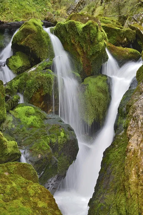 Gerahmter Druck : Doser-Wasserfall in Haselgehr Gerahmter Druck : Doser-Wasserfall in Haselgehr