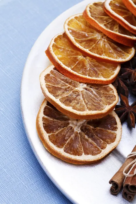 Gerahmter Druck : Getrocknete Orangenscheiben Gerahmter Druck : Getrocknete Orangenscheiben