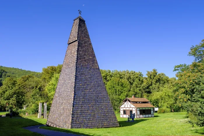Gerahmter Druck : Bohrturm über Salzquelle nein. Gerahmter Druck : Bohrturm über Salzquelle nein.
