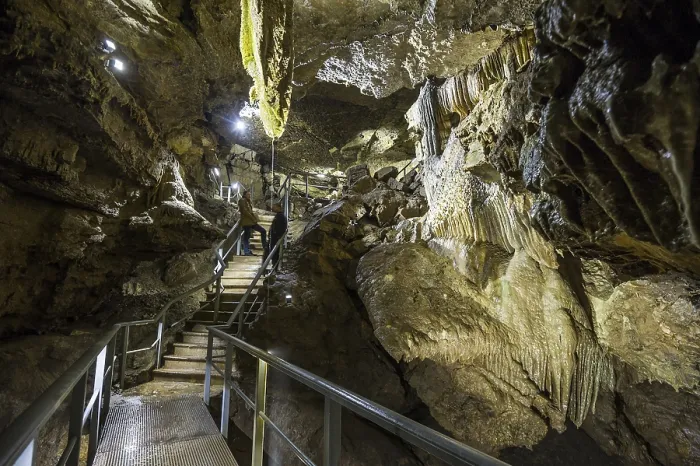 Gerahmter Druck : Höhlensinterhöhle, Erdmannshöhle Gerahmter Druck : Höhlensinterhöhle, Erdmannshöhle