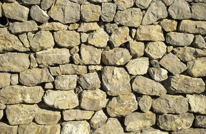 Gerahmter Druck : Ein Detail einer Trockenmauer oder Steinmauer. Gerahmter Druck : Ein Detail einer Trockenmauer oder Steinmauer.