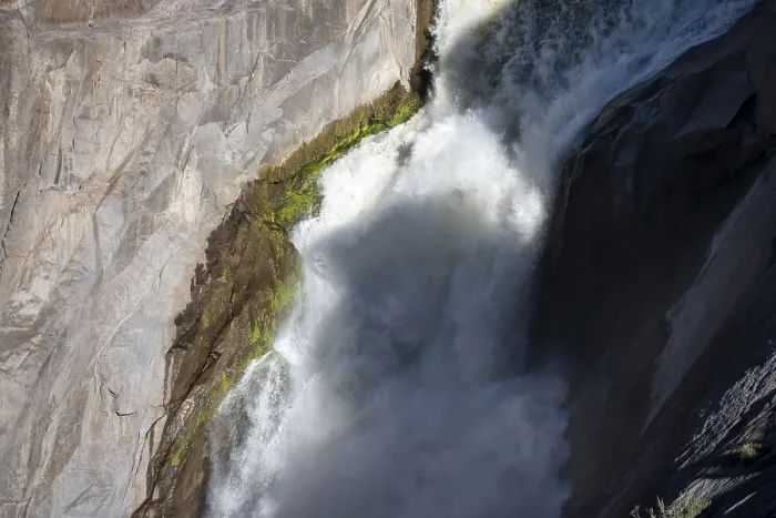 Gerahmter Druck : Ablagerung am Wasserfall des Oranje-Flusses. Gerahmter Druck : Ablagerung am Wasserfall des Oranje-Flusses.
