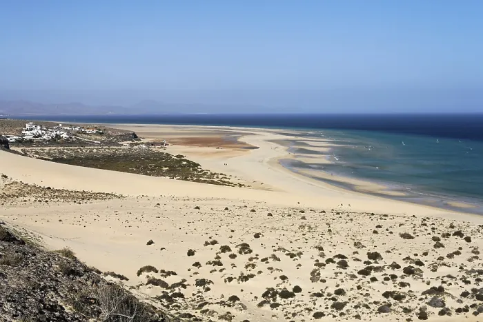 Gerahmter Druck : Düne im Risco del Paso, Playa de Sotavento Gerahmter Druck : Düne im Risco del Paso, Playa de Sotavento