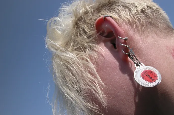 Gerahmter Druck : Earing Gerahmter Druck : Earing