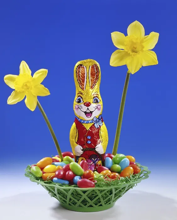 Gerahmter Druck : Osterhase aus Schokolade Gerahmter Druck : Osterhase aus Schokolade