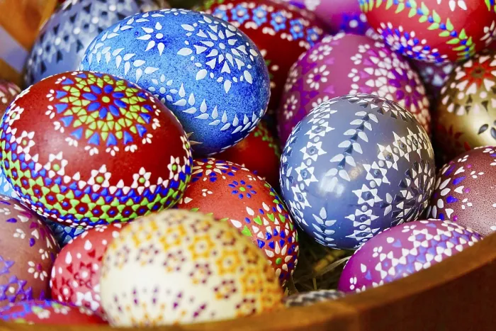 Gerahmter Druck : Ostern, Osterei, Ostereier Gerahmter Druck : Ostern, Osterei, Ostereier