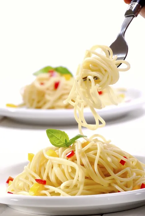Gerahmter Druck : Iss Spaghetti. Gerahmter Druck : Iss Spaghetti.