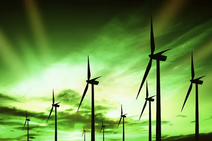 Gerahmter Druck : Eco Wind Power Gerahmter Druck : Eco Wind Power