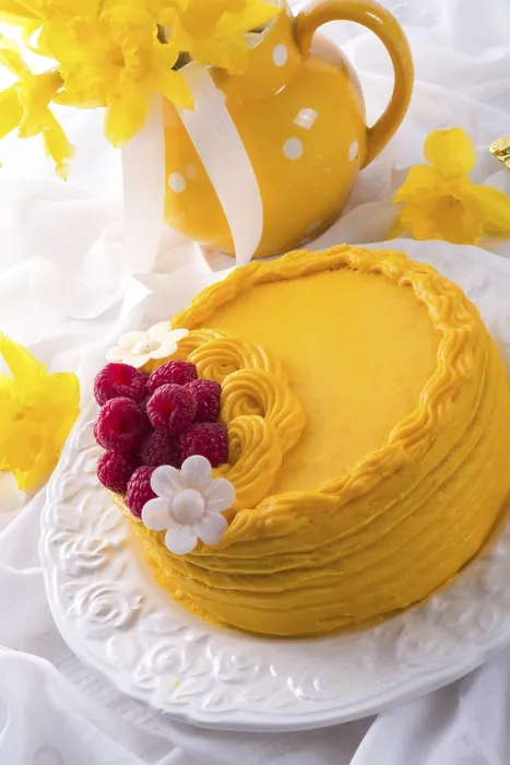 Gerahmter Druck : Eierlikörkuchen Gerahmter Druck : Eierlikörkuchen