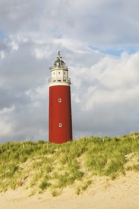 Gerahmter Druck : Leuchtturm Eierland, De Cocksdorp Gerahmter Druck : Leuchtturm Eierland, De Cocksdorp