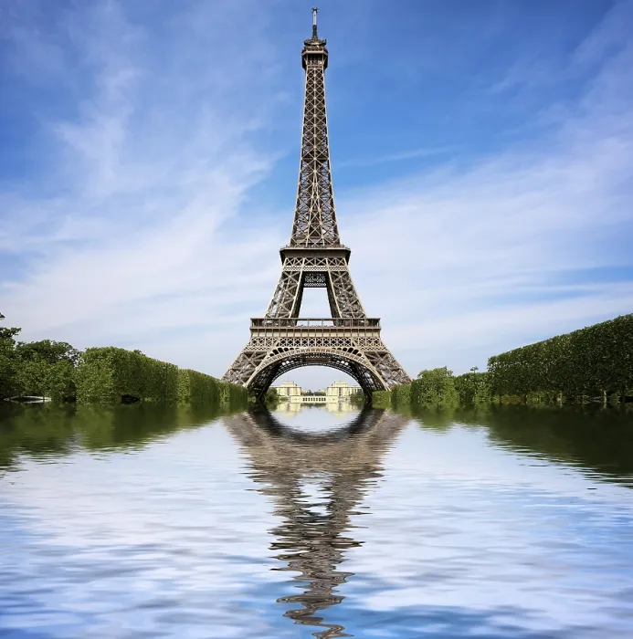 Gerahmter Druck : Die Eiffelturm Gerahmter Druck : Die Eiffelturm