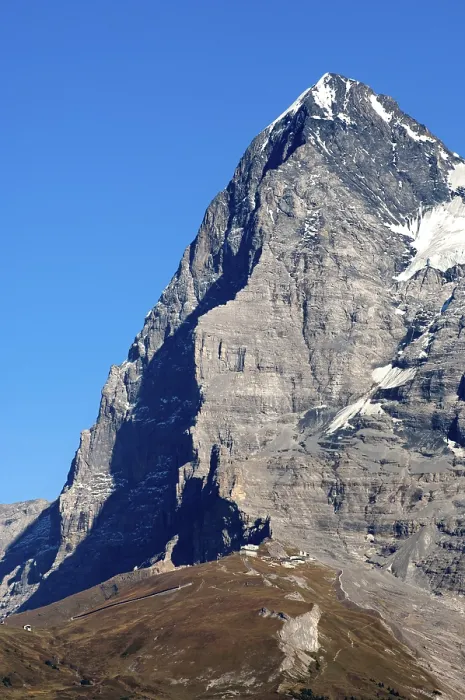 Gerahmter Druck : Der Eiger, die Nordwand des Eigers im Schatten. Gerahmter Druck : Der Eiger, die Nordwand des Eigers im Schatten.