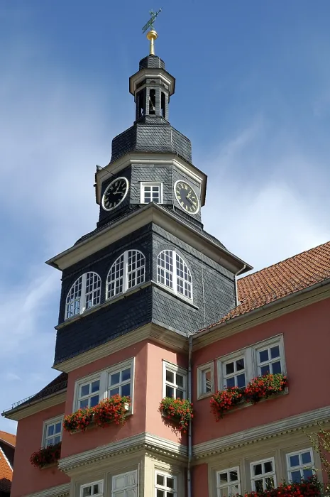 Gerahmter Druck : Eisenach, Deutschland, Thüringen, Rathaus Gerahmter Druck : Eisenach, Deutschland, Thüringen, Rathaus