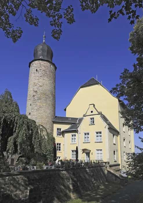 Gerahmter Druck : Schloss Eisfeld in Eisfeld, Landkreis Hildburghausen Gerahmter Druck : Schloss Eisfeld in Eisfeld, Landkreis Hildburghausen