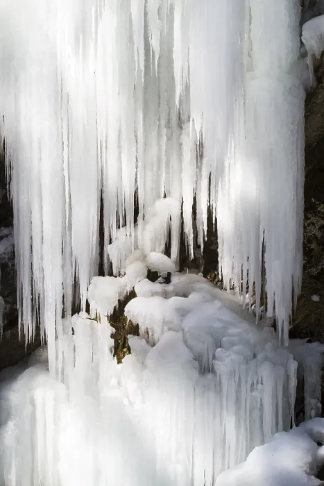 Gerahmter Druck : Eiszapfen Gerahmter Druck : Eiszapfen