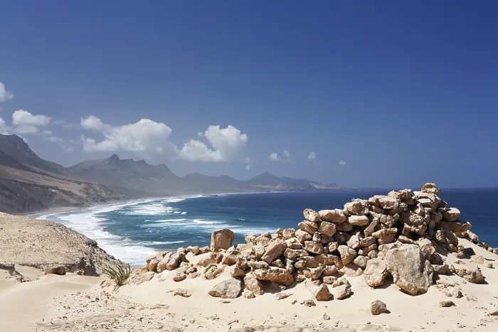 Gerahmter Druck : El Jable, Playa de Barlovento Gerahmter Druck : El Jable, Playa de Barlovento