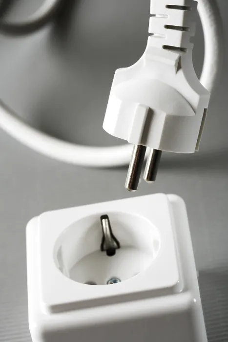 Gerahmter Druck : Elektrische Steckdose Gerahmter Druck : Elektrische Steckdose
