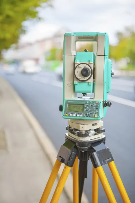 Gerahmter Druck : Elektronische Theodolite Gerahmter Druck : Elektronische Theodolite