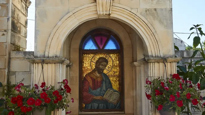 Gerahmter Druck : Eleftherotria Frauenkloster Gerahmter Druck : Eleftherotria Frauenkloster
