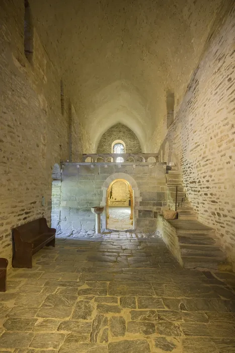 Gerahmter Druck : Empore, Prieuré von Serrabone Gerahmter Druck : Empore, Prieuré von Serrabone