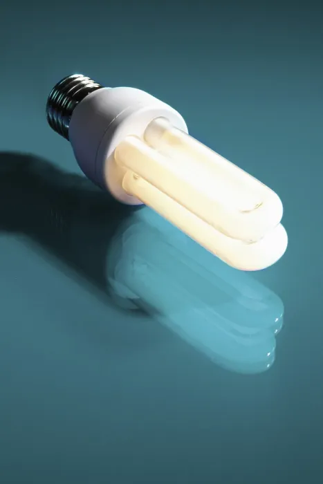 Gerahmter Druck : Energie sparende Lampe Gerahmter Druck : Energie sparende Lampe