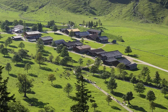 Gerahmter Druck : Engalm, Eng, Eng, Karwendelgebirge Gerahmter Druck : Engalm, Eng, Eng, Karwendelgebirge