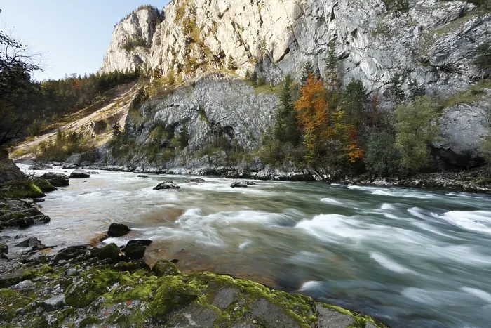 Gerahmter Druck : Enns im Gesäuse Gerahmter Druck : Enns im Gesäuse