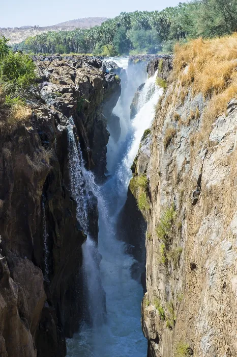 Gerahmter Druck : Epupa-Fälle am Kunene-Fluss. Gerahmter Druck : Epupa-Fälle am Kunene-Fluss.