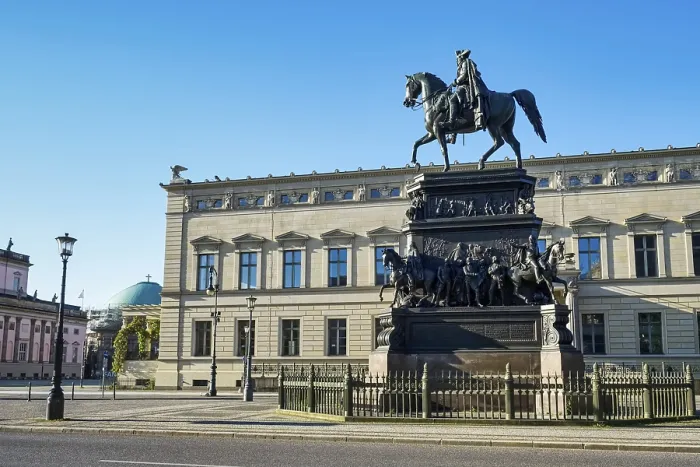 Gerahmter Druck : Reiterdenkmal Friedrichs des Großen Gerahmter Druck : Reiterdenkmal Friedrichs des Großen