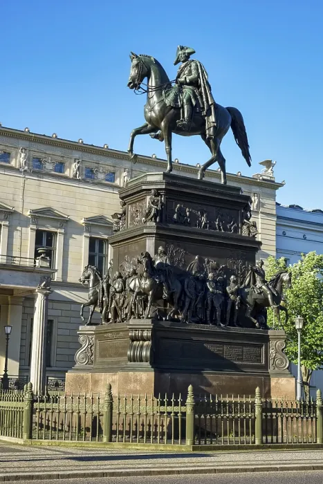 Gerahmter Druck : Reiterdenkmal Friedrichs des Großen Gerahmter Druck : Reiterdenkmal Friedrichs des Großen