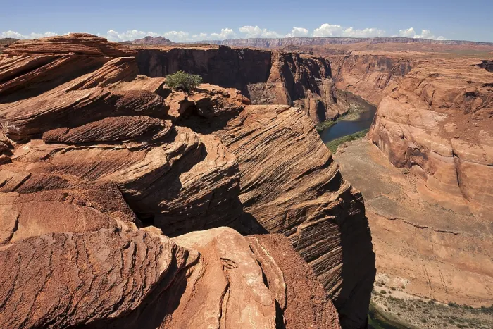 Gerahmter Druck : Erosionsfelsen am Horseshoe Bend Gerahmter Druck : Erosionsfelsen am Horseshoe Bend