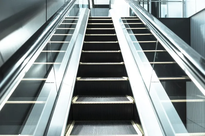 Gerahmter Druck : Escalator