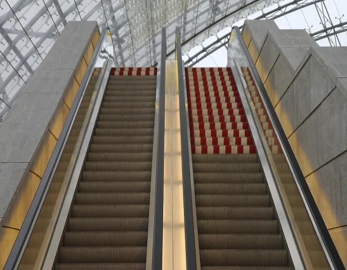Gerahmter Druck : Escalator Gerahmter Druck : Escalator