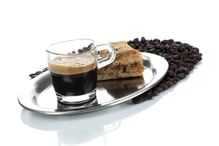 Gerahmter Druck : Kaffee und Kanapee Gerahmter Druck : Kaffee und Kanapee