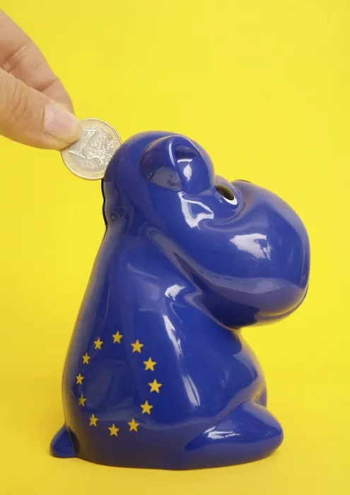 Gerahmter Druck : EU-Geldkassette Gerahmter Druck : EU-Geldkassette