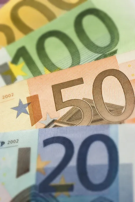 Gerahmter Druck : Euromünzen Gerahmter Druck : Euromünzen