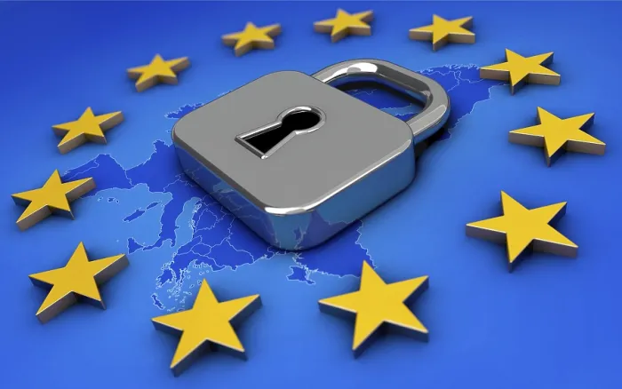 Gerahmter Druck : Europa und Sicherheit