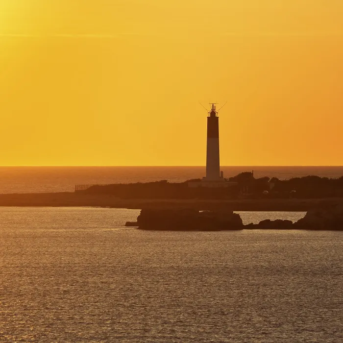 Gerahmter Druck : Abendstimmung am Leuchtturm. Gerahmter Druck : Abendstimmung am Leuchtturm.