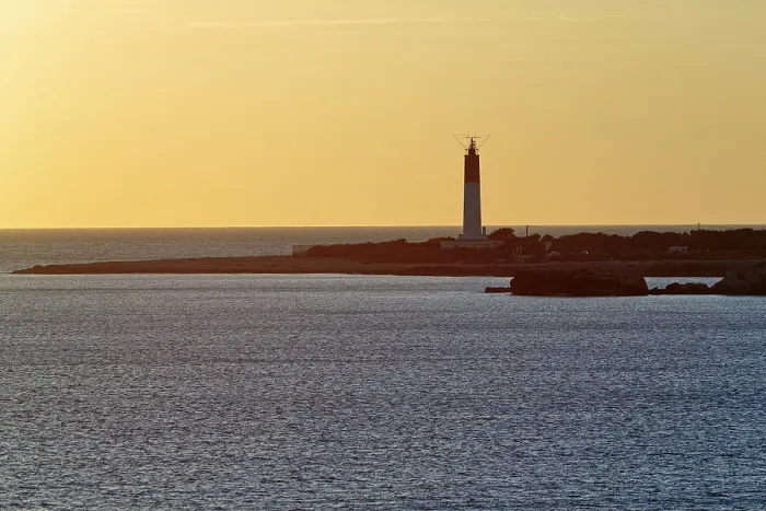 Gerahmter Druck : Abendstimmung am Leuchtturm. Gerahmter Druck : Abendstimmung am Leuchtturm.