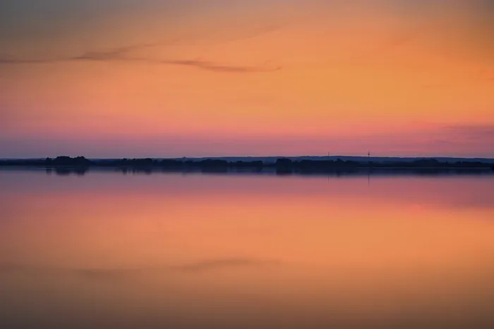 Gerahmter Druck : Abend am Dummersee, Sonnenuntergang. Gerahmter Druck : Abend am Dummersee, Sonnenuntergang.