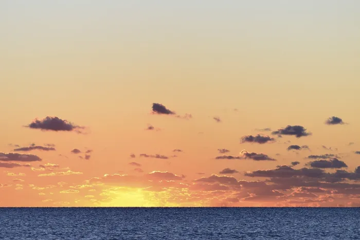 Gerahmter Druck : Abendstimmung kurz nach Sonnenuntergang. Gerahmter Druck : Abendstimmung kurz nach Sonnenuntergang.