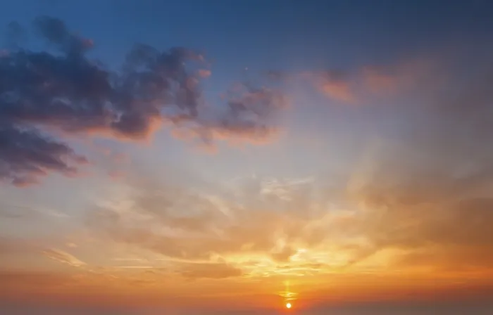 Gerahmter Druck : Abendhimmel mit dramatischen Wolken. Gerahmter Druck : Abendhimmel mit dramatischen Wolken.