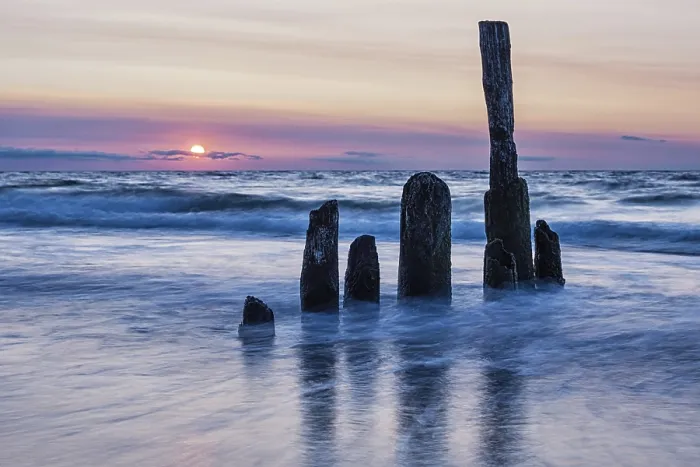 Gerahmter Druck : Abende an der Ostsee. Gerahmter Druck : Abende an der Ostsee.