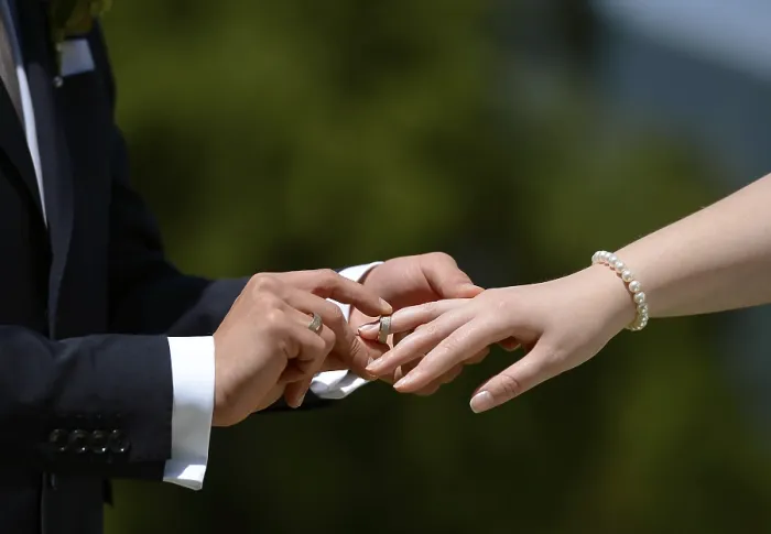 Gerahmter Druck : Ehewahlringtausch Gerahmter Druck : Ehewahlringtausch