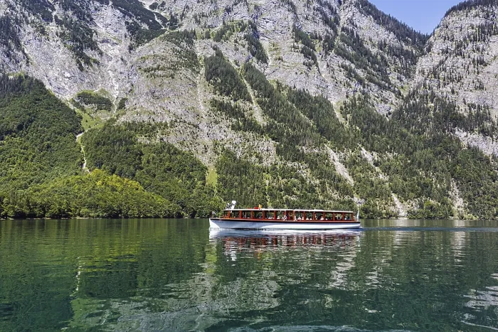 Gerahmter Druck : Bootausflug auf dem Königssee Gerahmter Druck : Bootausflug auf dem Königssee