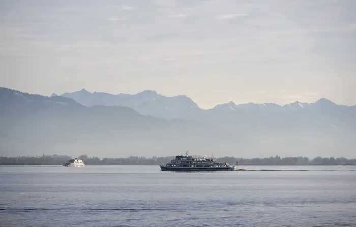 Gerahmter Druck : Bootfahrt auf dem Bodensee Gerahmter Druck : Bootfahrt auf dem Bodensee
