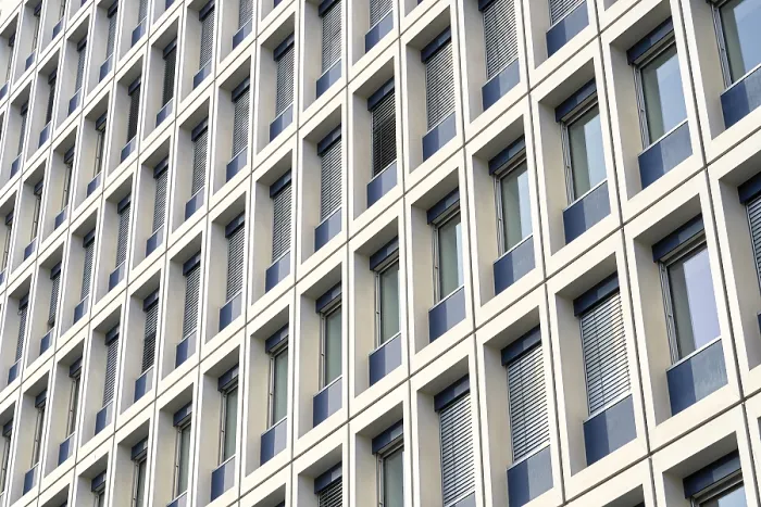 Gerahmter Druck : Fassade eines B