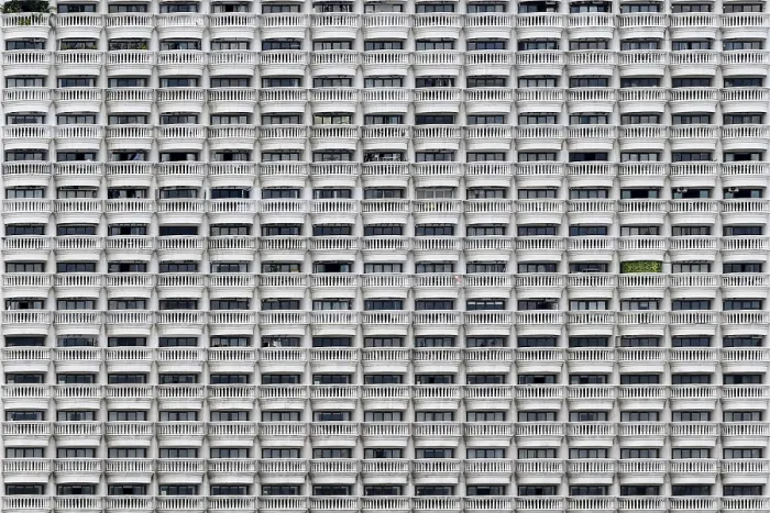Gerahmter Druck : Fassadenloggien Gerahmter Druck : Fassadenloggien