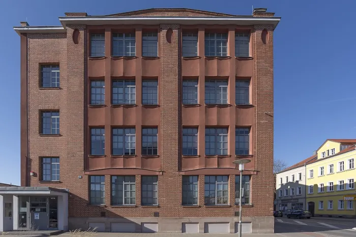 Gerahmter Druck : Fassade der Stadtarchive Gerahmter Druck : Fassade der Stadtarchive