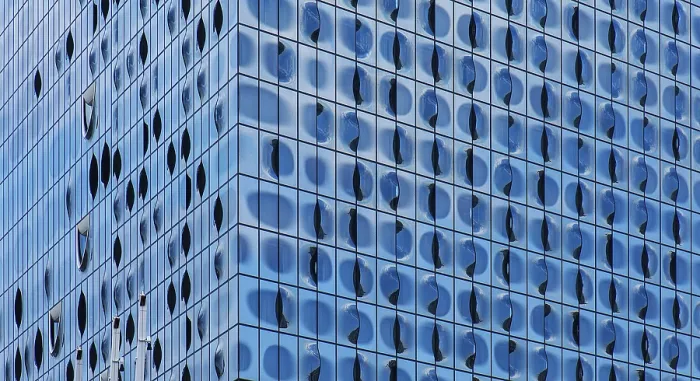 Gerahmter Druck : Fassade des Elbphilharmonie-Hochhauses Gerahmter Druck : Fassade des Elbphilharmonie-Hochhauses